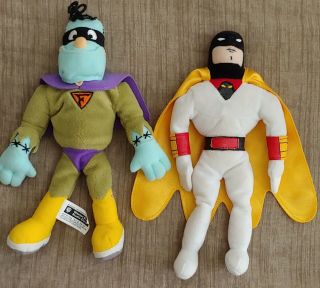 Space Ghost & Frankenstein Jr Plush Toys Warner Bros Studio Store Hanna Barbera
