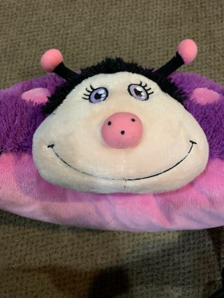 2011 Limited Edition Pillow Pets Purple Dreamy Ladybug Plush Use with Tags 3