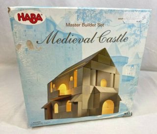 Haba Master Builder Set Medieval Castle Building Block Set (bbe)