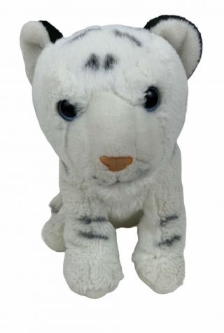 Wild Republic Baby White Tiger Cub 12 " Plush Toy Stuffed Animal E
