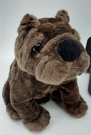 Dan Dee Collector’s Choice English Puppy Bulldog Plush Animal Chocolate Brown 9”