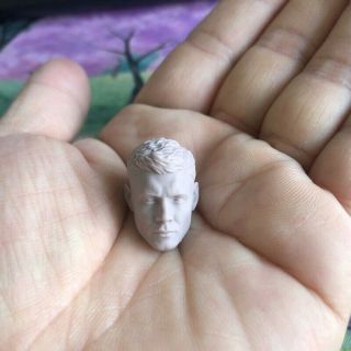1/12 Scale Supernatural Dean Winchester Head Sculpt Unpainted Fit 6 " Ml Figure