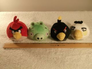 Angry Birds Plush Stuffed Animals (set Of Four)