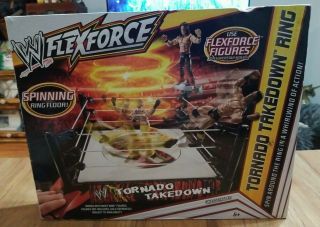 Wwe Flexforce Tornado Takedown Ring Spinning Ring Floor Nib Wwf Wrestling