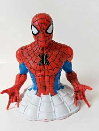 2012 Spiderman Half Body Bust Bank Money Box Marvel