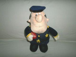 Stuffins Plush Frosty The Snowman Traffic Cop Police Officer Stuffed Toy 1999