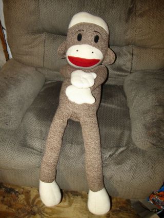 Big/giant/huge 42 " Sock Monkey Large Stuffed Animal 2012 Maxx