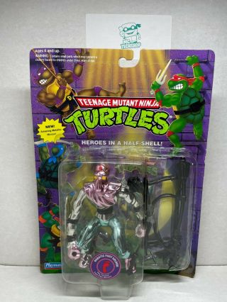 Damage,  Cracked Bubble Tmnt Ninja Turtles Robotic Foot Soldier 1994 Playmates
