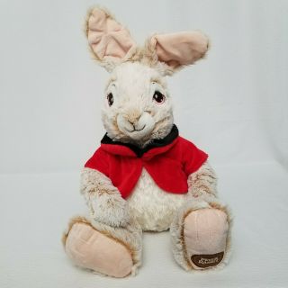 Dan Dee Peter Rabbit Flopsy Bunny Plush 16 " 2019 Red Coat Euc