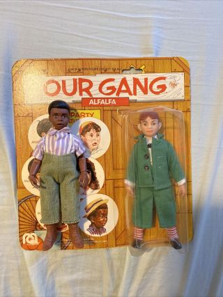 Mego 1975 Our Gang Little Rascals Alfalfa 6 " Action Figure And Loose Buckwheat