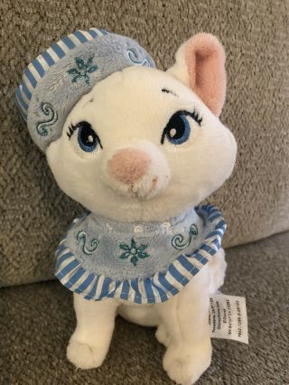 Disney Store Exclusive Marie Aristocats Winter Nordic Plush Stuffed Animal Cat
