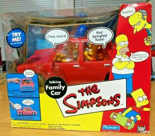 The Simpsons World Of Springfield Talking Family Car