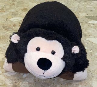 Pillow Pet Monkey Large 19x19” Plush Plush Stuffed Animal Toy Cleaned Sanitized