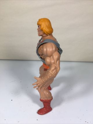 Vintage Figure 1981 Masters of the Universe 8 Back He - man Strap Armor Motu 2