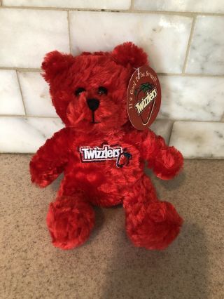 W Hershey Soft Twizzlers Red Teddy Bear Plush
