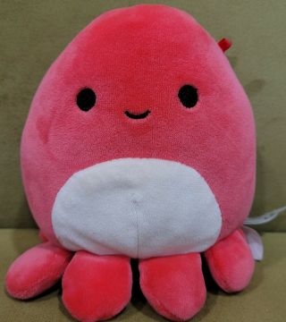 Squishmallow 5 " Red Veronica The Octopus Plush Stuffed Animal Pillow Kellytoy