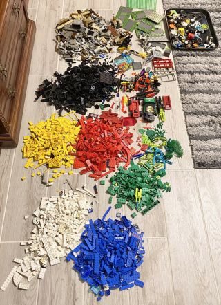 Huge 10 Pounds Of Lego Bulk Lbs Mixed Star Wars,  Ninjago,  More