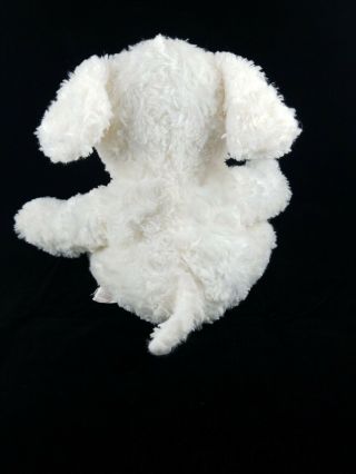 Dan Dee Collectors Choice Plush White Dog Puppy Sutffed Toy 9 