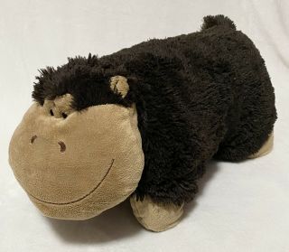 Dark Brown Monkey Pillow Pet 15 " X 19 "