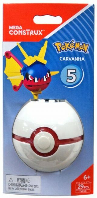 Pokémon Mega Construx Series 5 Carvanha Set