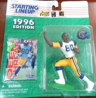 Starting Lineup 1996 Nfl Isaac Bruce Figurine And Card