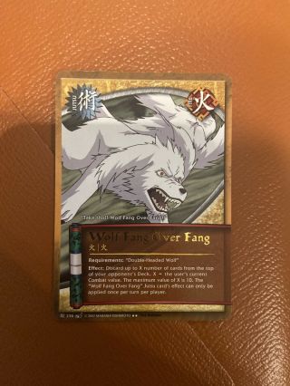 2008 Naruto Collectible Card Game: Battle Of Destiny Wolf Fang Over 236 0b5
