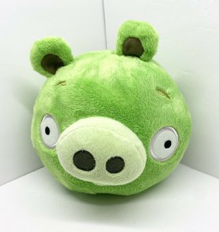 Angry Birds Green Pig Plush 8” No Sound 2010 Commonwealth Toy Rovio