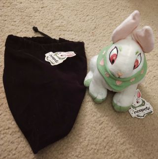 Limited Edition Green Cybunny Plush Toy Neopets Plushie Rare With Tag 2001