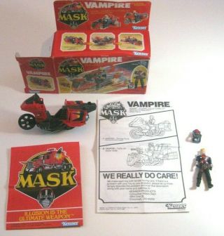 Rare Vintage M.  A.  S.  K.  Vampire Complete Series 1 Mask 1985 Kenner