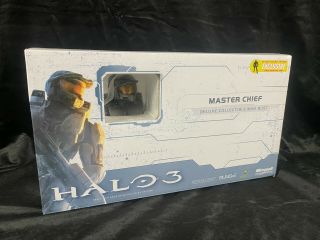 Gentle Giant Xbox Halo 3 Master Chief Steel Spartan " Deluxe Mini Bust Statue Set