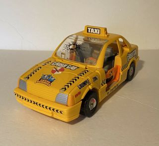 Incredible Crash Dummies By Tyco: Yellow Taxi Crash Cab Car