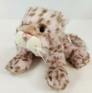 Ganz Webkinz Strawberry Cloud Leopard Plush Stuffed Animal Spotted Cat No Code