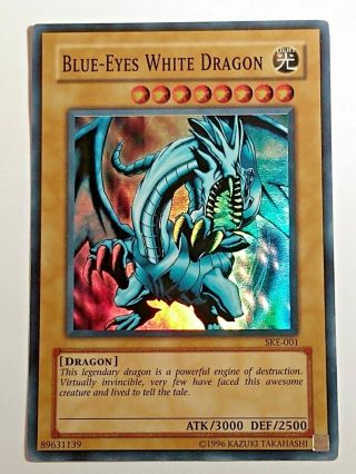 Yu Gi Oh Blue Eyes White Dragon Vintage 1996 1999 Starter Deck Rare