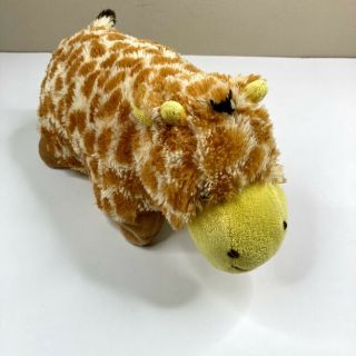 Pillow Pets Peewee Giraffe 12 " X 12 " Plush Stuffed Animal Toy
