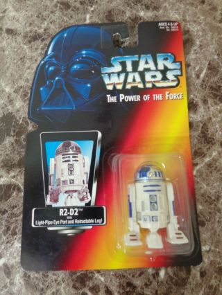 Vintage 1995 Star Wars Power Of The Force R2 - D2 Action Figure