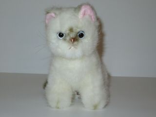 Russ Yomiko Classics White Persian Kitty Cat Plush 7 " Stuffed Kitten Blue Eyes