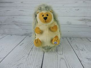 Ganz Hedgehog Plush Brown Grey 8 " Stuffed Animal Webkinz No Code Hm130 Toy