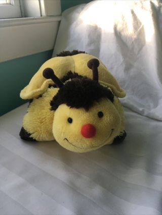 My Pillow Pet Plush Pee Wee Buzzing Bumbly Bumble Bee Pillow 11” 2011 Yellow
