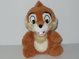 Disney Store Exclusive Chip And Dale 10 " Plush Stuffed Animal Doll Toy Figure