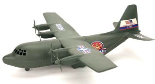 Rare Hercules C - 130 Processed Plastics Co Usa 6270 Military Cargo Toy Plane 24 "