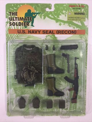 21st Century The Ultimate Soldier Us Navy Seal Recon Set 31700 Mip Accessories