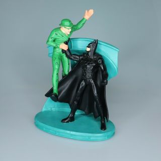 Batman Forever & The Riddler Statue 2326/5k Cold - Cast Applause Inc 1995 W/ Box