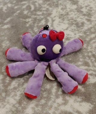 Scentsy Buddy Clip Bubbles The Octopus Plush Purple 6 " Backpack Hang Sanitized