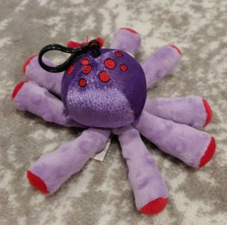 Scentsy Buddy Clip Bubbles the Octopus Plush Purple 6 