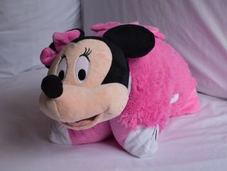 Disney Pink Minnie Mouse Pillow Pet Plush Stuffed Animal