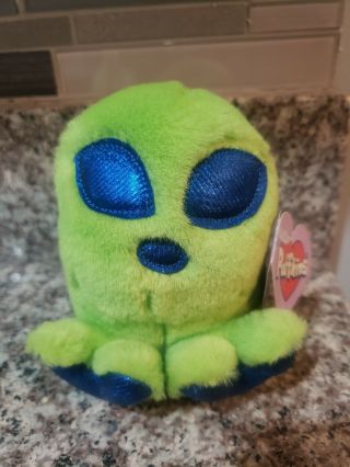 Puffkins Roswell Green Alien Plush Stuffed Toy 1994 Swibco W/ Tag