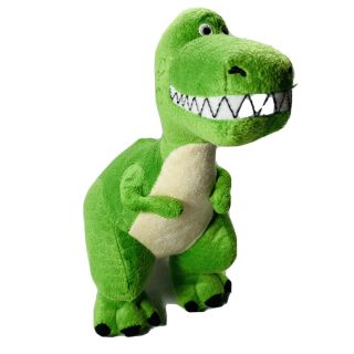 8 " Disney Store Toy Story Green Dinosaur T Rex Stuffed Animal Plush Toy Doll