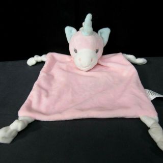 Dan Dee Pink Unicorn Lovey Blankie Plush Baby Blanket Infant Sleep Soft Snuggle