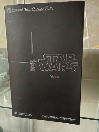 Medicom Toy Vcd 1:6 Scale Yoda Star Wars Vinyl Collectible Sideshow Nib