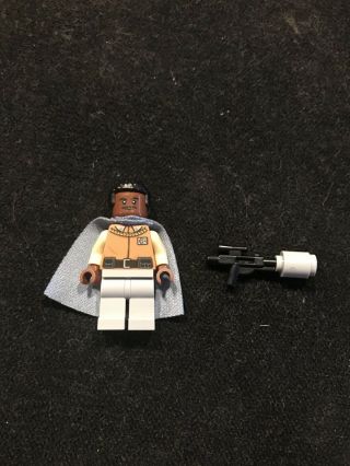 Lego Lando Calrissian 75175 General Insignia Star Wars Minifigure W/ Blaster